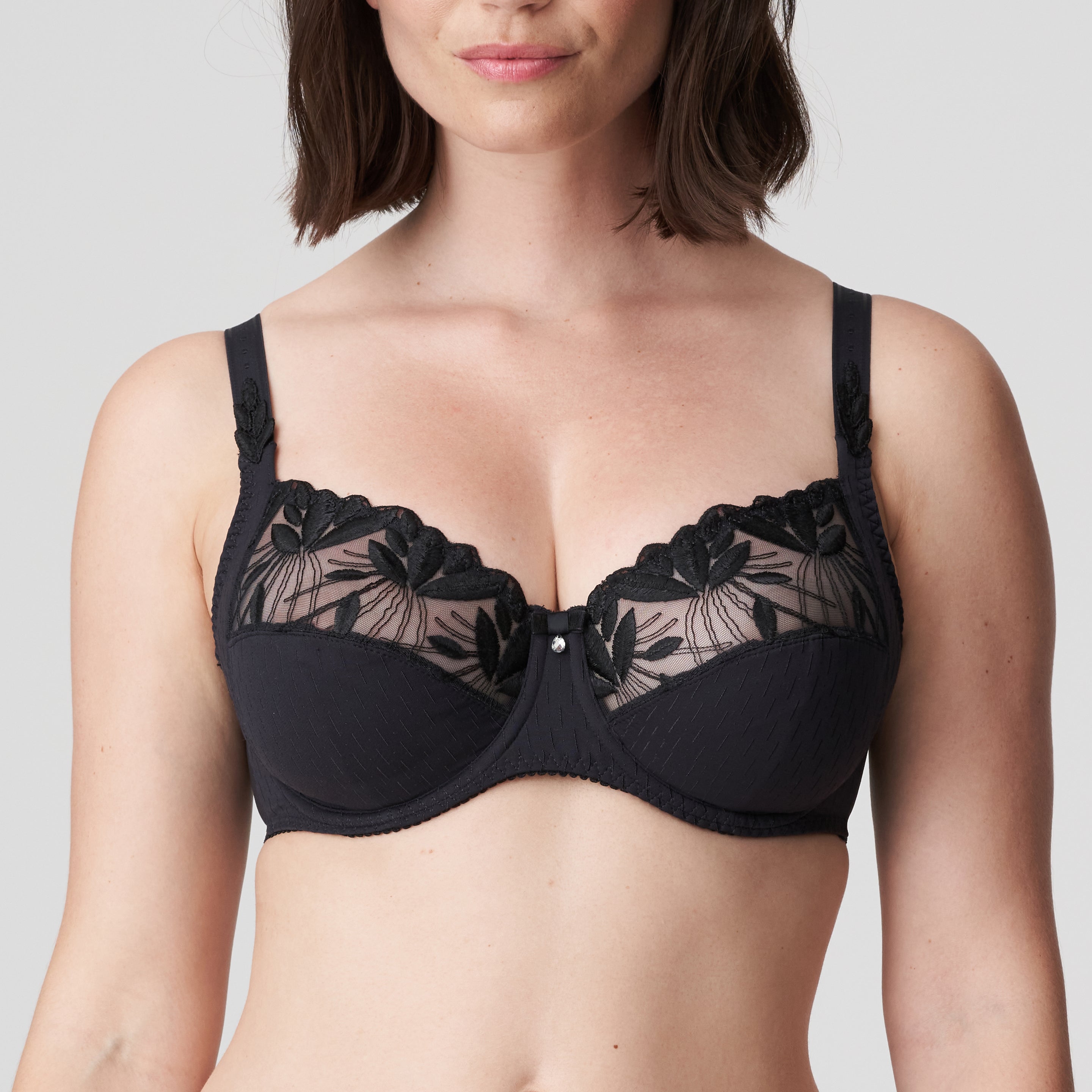 PrimaDonna Orlando BH med bøjle, sort - 0163150-51/55 - CHB - Charcoal