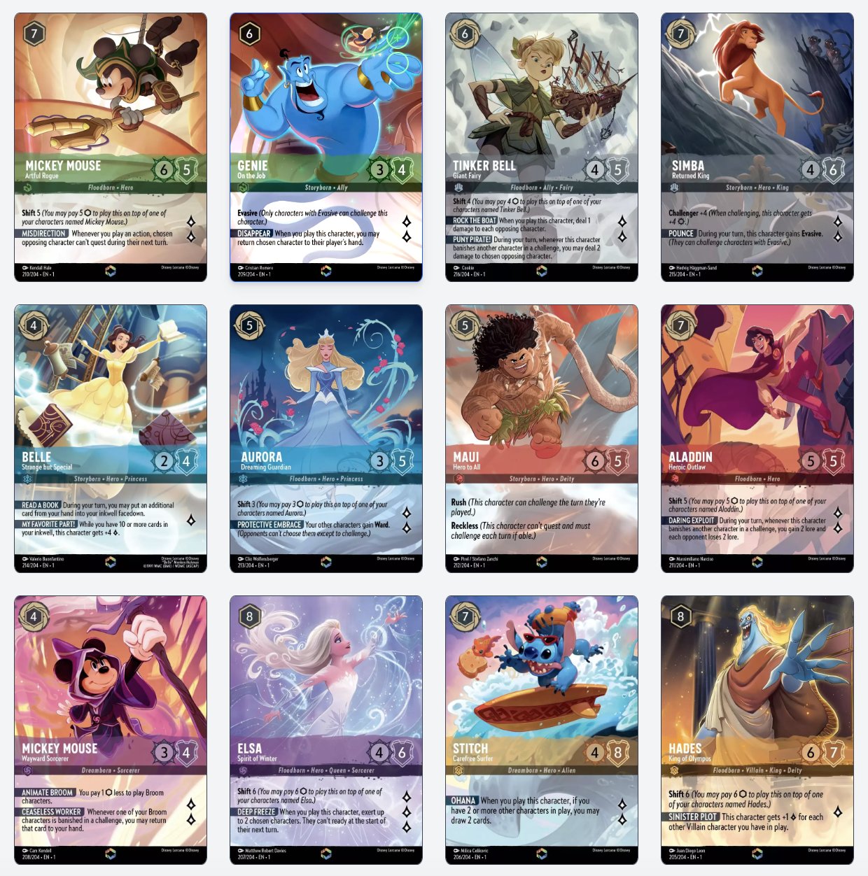 lorcana the first chapter enchanted cards All 12 Enchanted cards : r/Lorcana