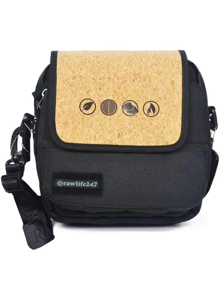 Raw Day Bag with shoulder strap.