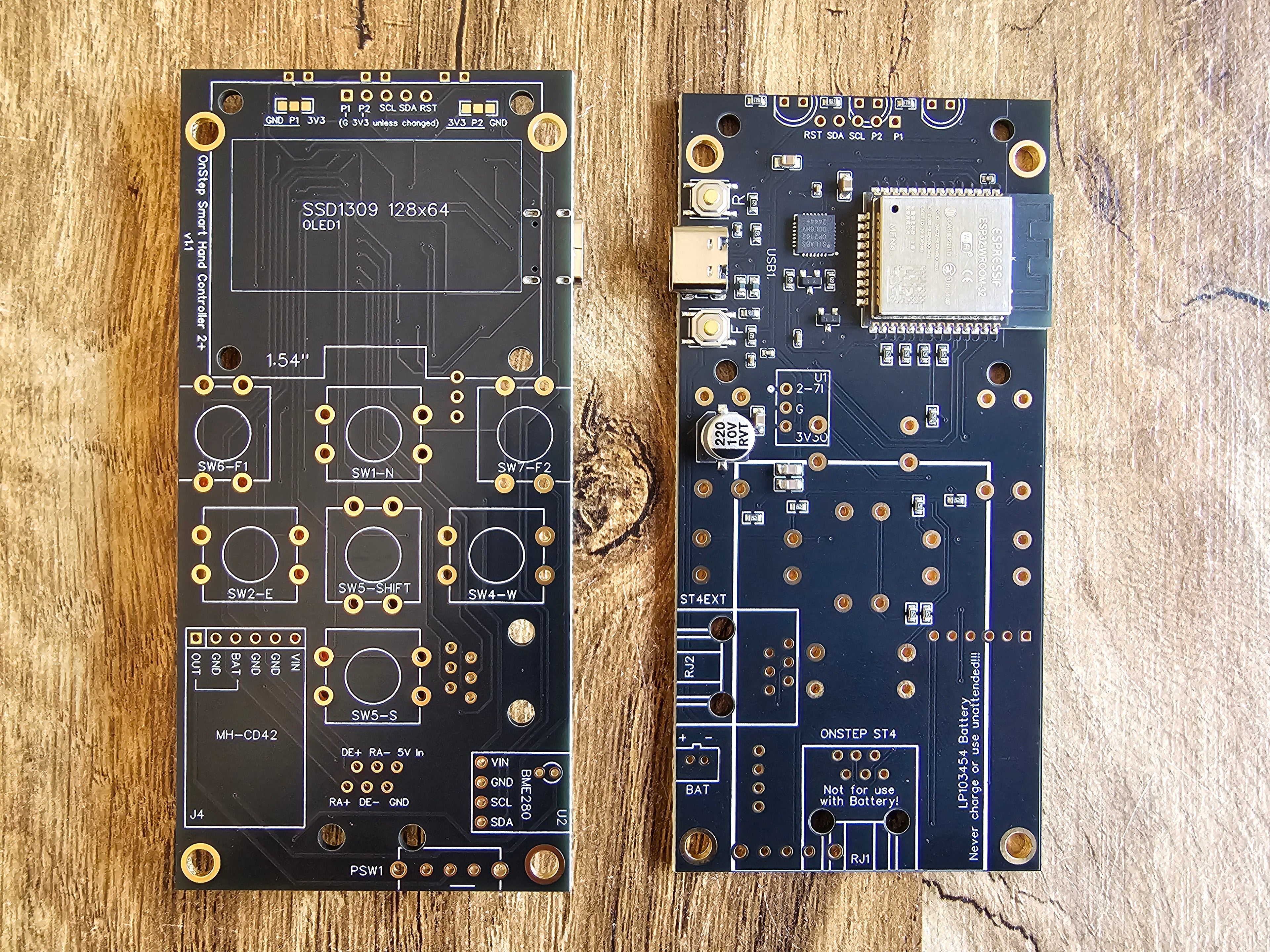 Official OnStep SHC2+ Smart Hand Controller 2+ PCB