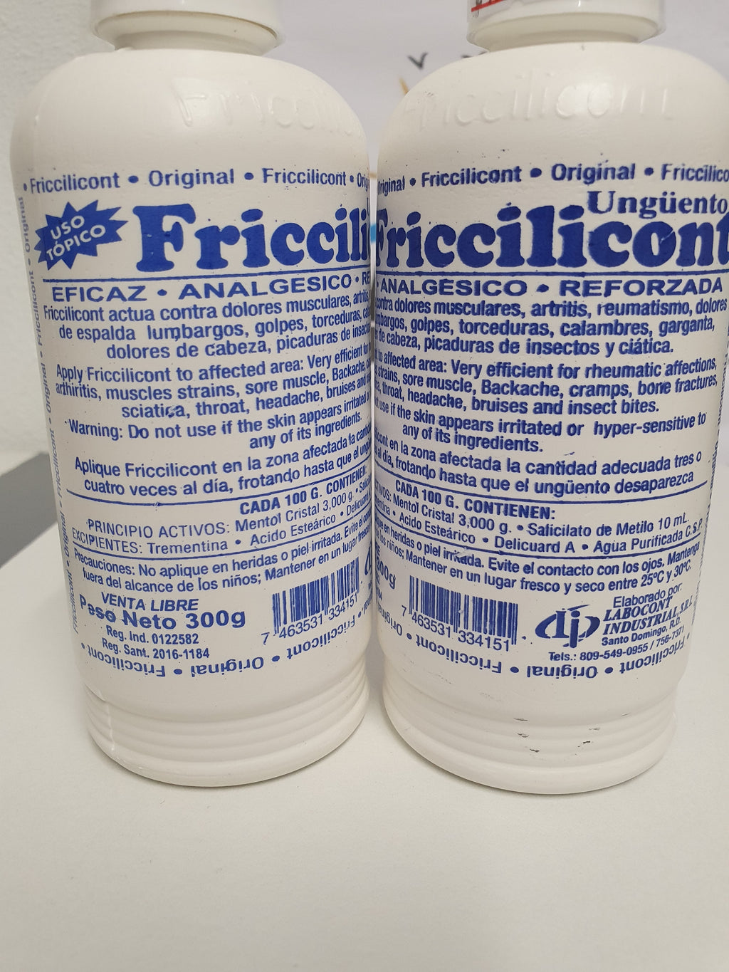 Frisilicont: UNGÜENTO FRICCILICONT 300mg