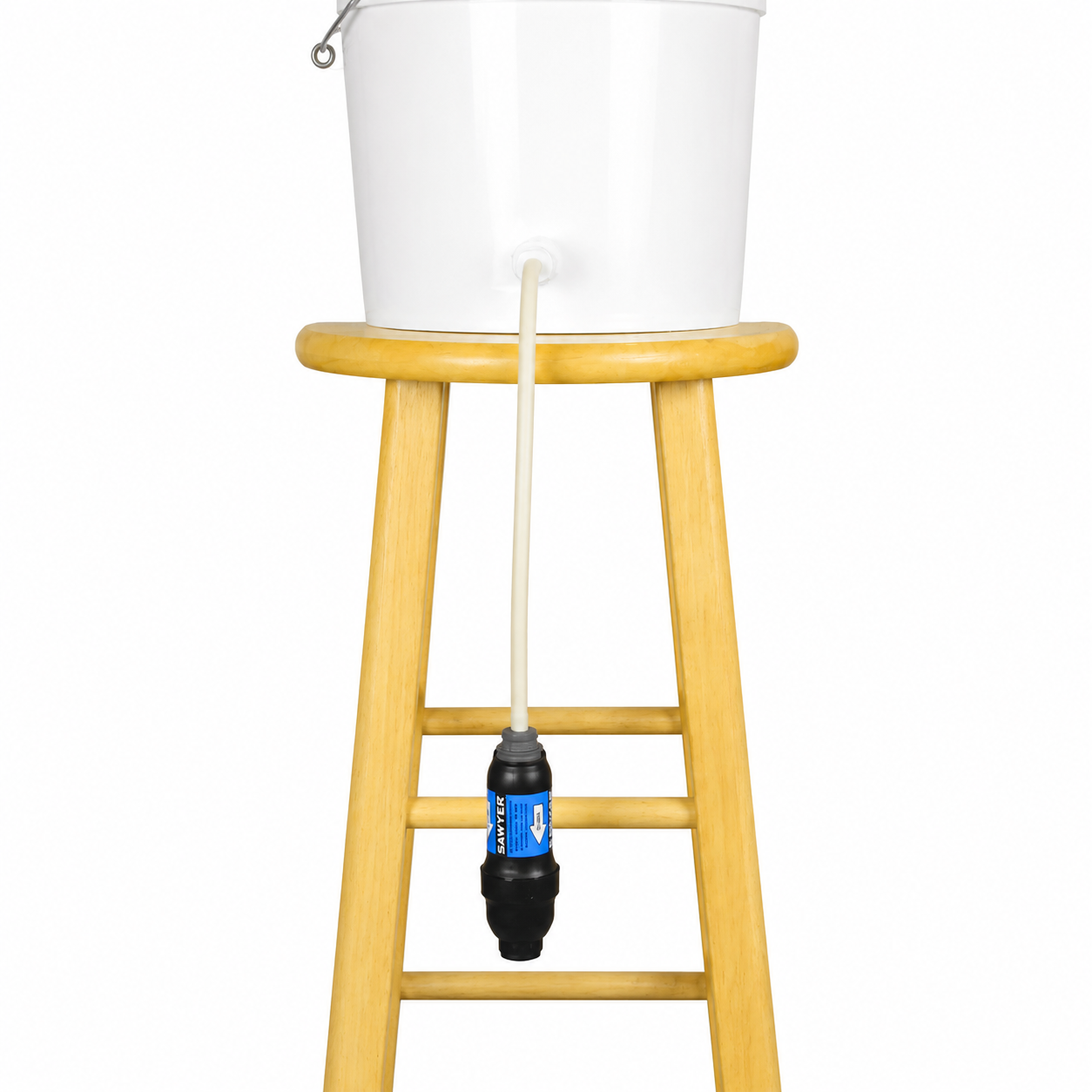 Bare Bones Bucket Adapter Kit for Sawyer Squeeze, Mini, and Micro Squeeze water filters.
