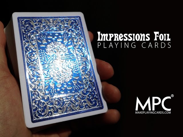 Impressions Metallic Foil Playing Cards by MPC