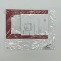 Simplex 4905-9903 plate showing a white ceramic plate with smooth edges and a plain surface.