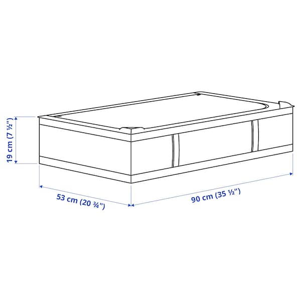 Ikea SKUBB - Storage case, white, 90x53x19 cm
