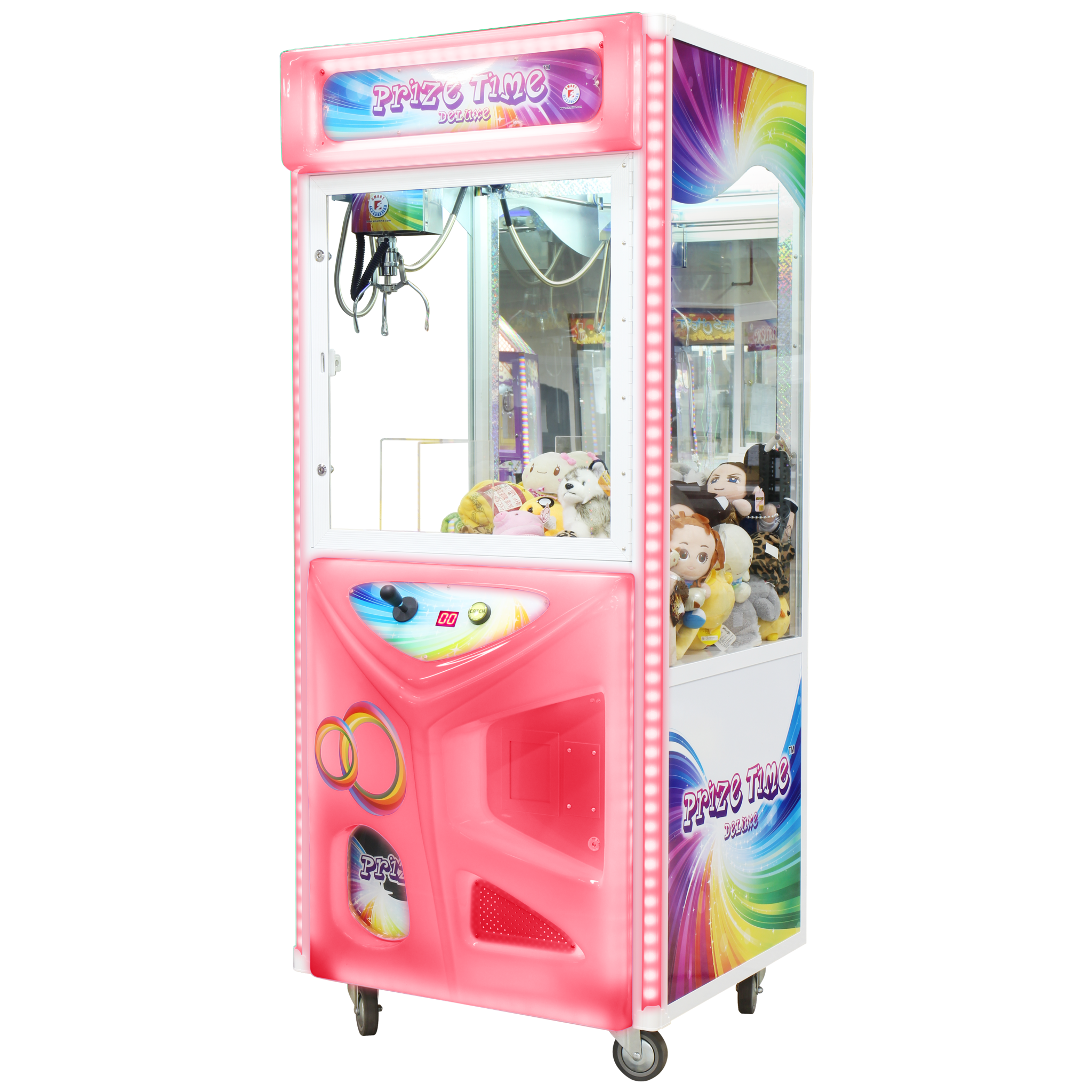 Smart Industries | Prize Time Deluxe | 31"| 45" | 61" - 2 Player | Arcade Crane Claw Machine