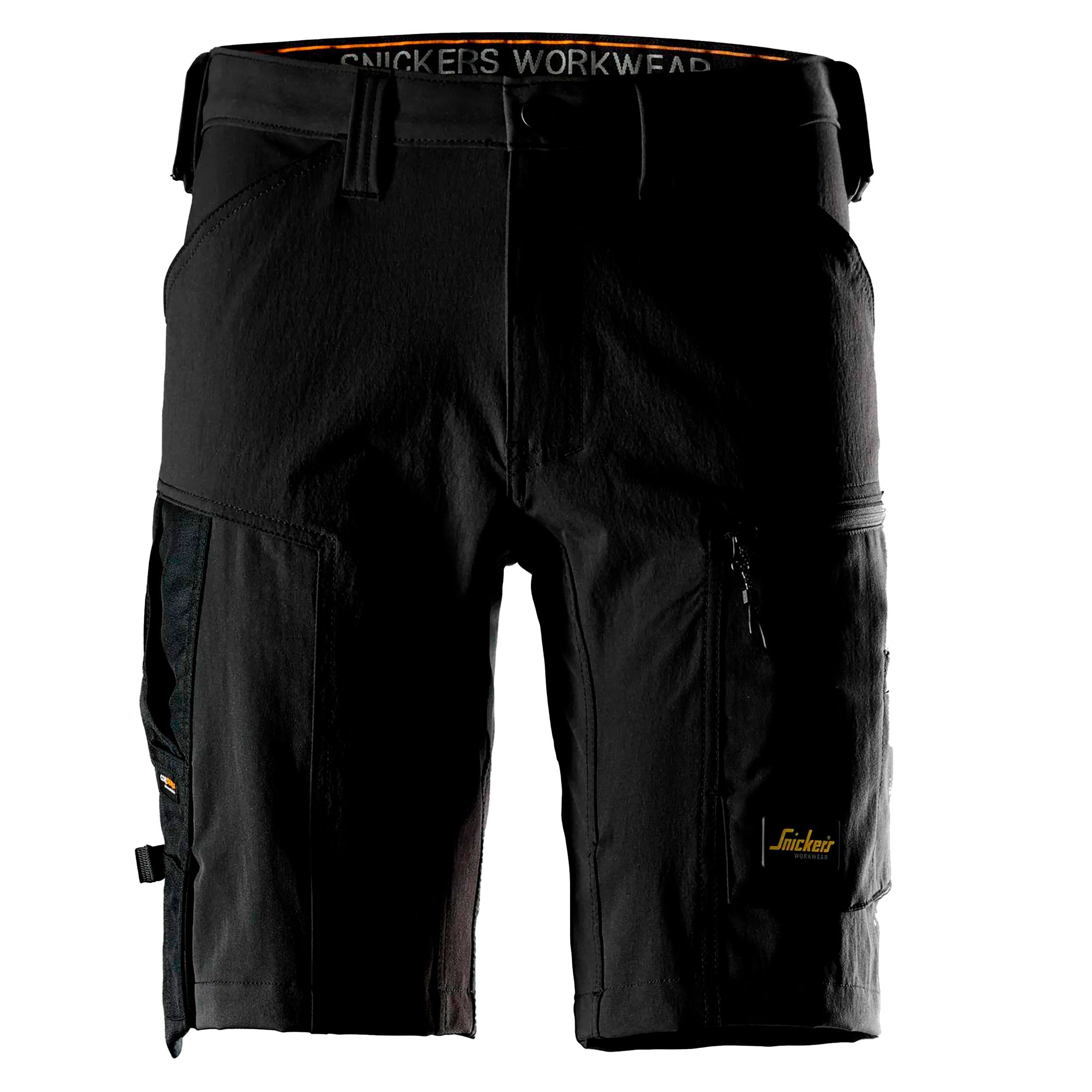 Snickers 6119 AllroundWork, Stretch Shorts - Black/Black