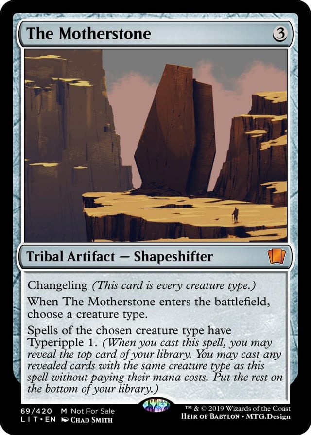 The Motherstone, ultimate Tribal support : r/custommagic
