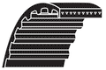 Bestorq 365-H-090 Trapezoidal Timing Belts