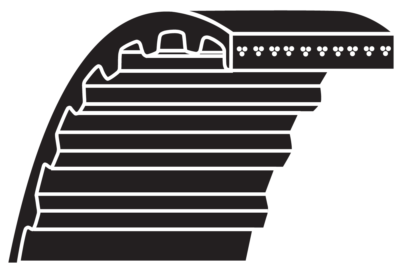 Bestorq 365-H-090 Trapezoidal Timing Belts