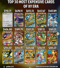 Top 30 Most Expensive Cards of XY Era : r/PokeInvesting