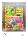 Toxic Crusaders mint on card figure front view in acrylic display case.