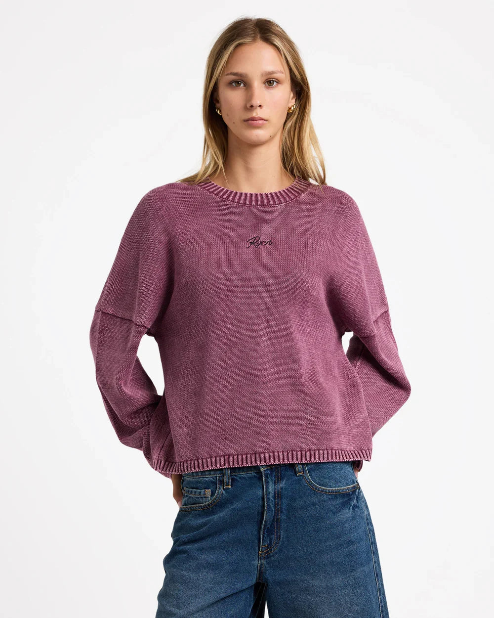 RVCA Ivy Knit Sweater WINE