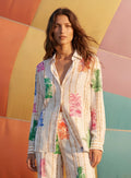 Vilagallo Shirt Bamboo Toucan Print Shirt