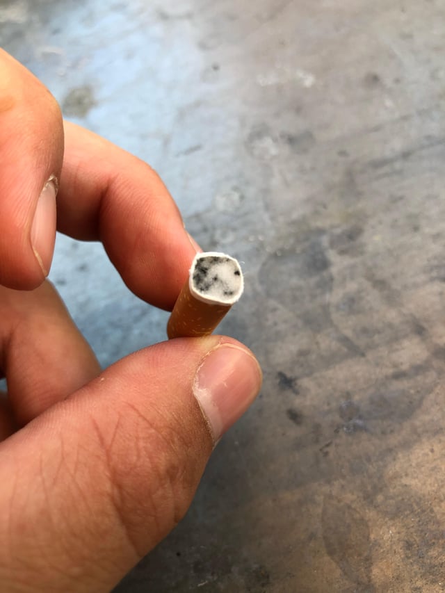 Wtf is this black stuff in my filter : r/Cigarettes