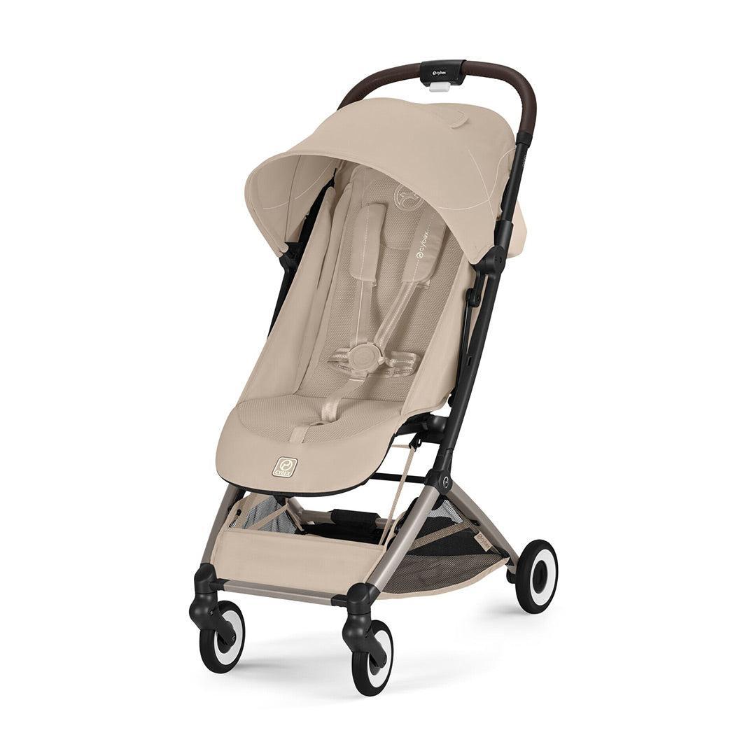 CYBEX Orfeo Compact Stroller - Almond Beige-Strollers-Almond Beige- | Natural Baby Shower